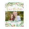 Christmas Holly Wreath Save the Date Photo