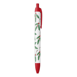 Christmas Holly Writing Pens Gift
