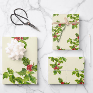 Christmas Holy INPAKPAPIER VEL Wrapping Paper Sheet