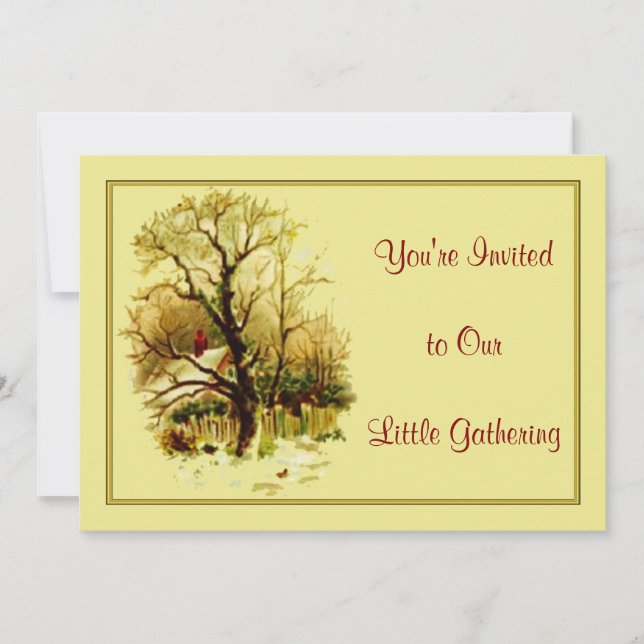 Christmas Home Invitations (Front)