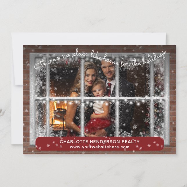 Christmas Home Photo Business Holiday Cards  (Front)