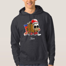 Christmas hoodie hedgehog