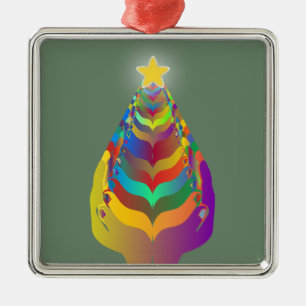 Christmas Hope and Togetherness Metal Tree Decoration
