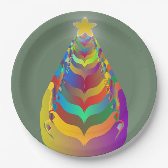 Christmas Hope and Togetherness Paper Plate (Front)