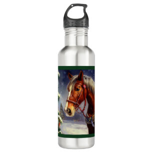 Christmas Horse 1 710 Ml Water Bottle