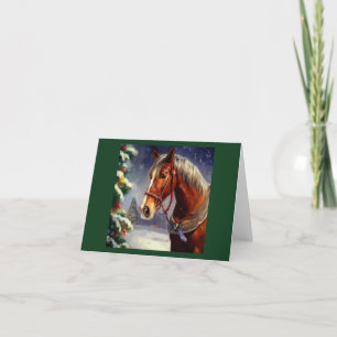 Christmas Horse 1 Holiday Card