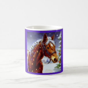 Christmas Horse 3 Coffee Mug
