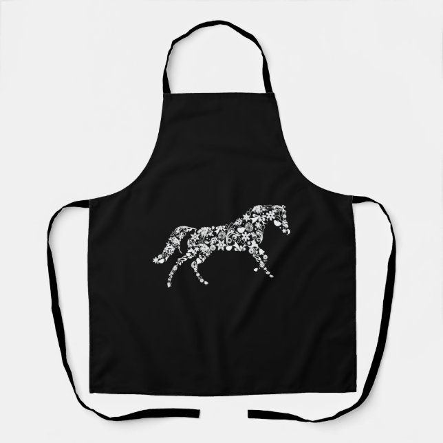 Christmas Horse Apron (Front)