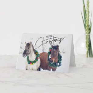 Christmas Horse Greeting Card