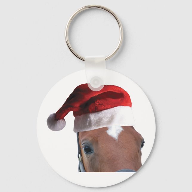 Christmas Horse Key Ring (Front)
