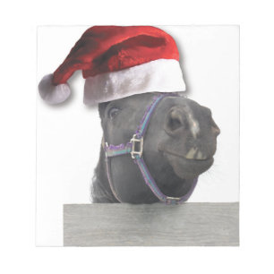 Christmas Horse Notepad