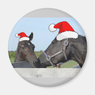 Christmas Horse & Pony Magnet