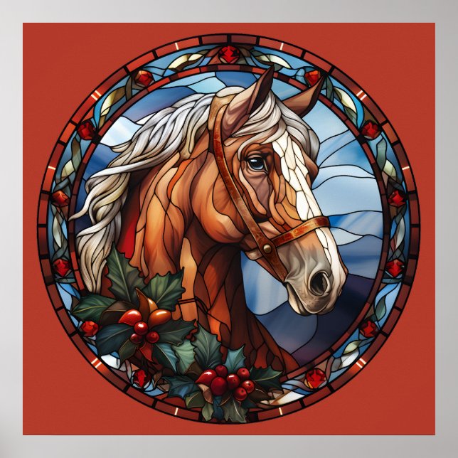 Christmas Horse Poster (Front)