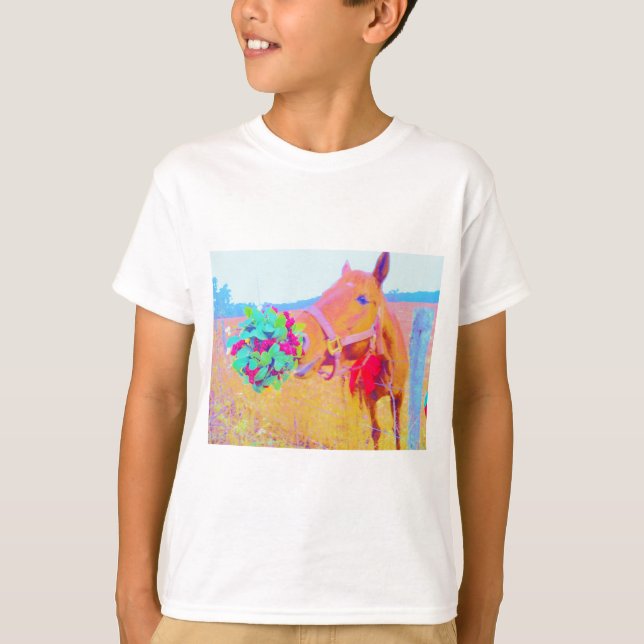 Christmas Horse T-Shirt (Front)