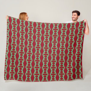 Christmas Horses Fleece Blanket
