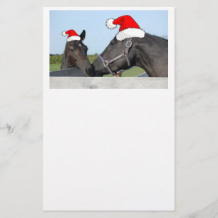 Christmas Horses Stationery