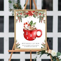 Christmas Hot Chocolate Bar Signature Drink Sign
