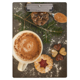 Christmas Hot Chocolate Clipboard