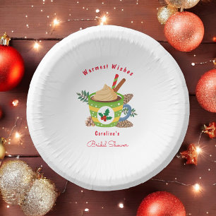 Christmas Hot Chocolate Cocoa Cup   Paper Plate