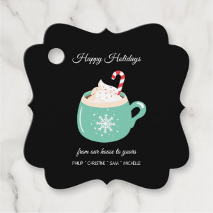 Christmas Hot Chocolate Favour Tags
