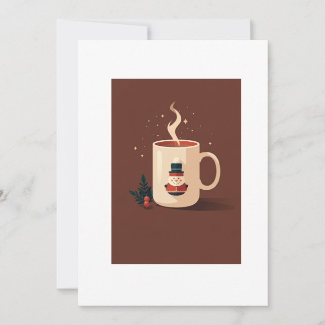 christmas hot chocolate invitation (Front)