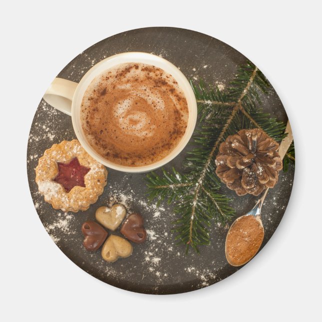 Christmas Hot Chocolate Magnet (Front)