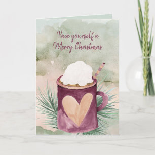 Christmas Hot Chocolate Mug Card