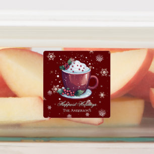 Christmas Hot Chocolate Personalized Red Baking