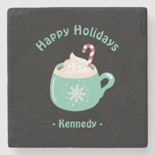 Christmas Hot Chocolate Stone Coaster
