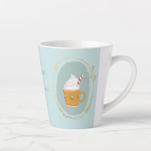  Christmas Hot Chocolate Watercolor Latte Mug (Right)