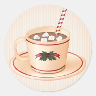 Christmas Hot Cocoa 1 - Holiday Stickers