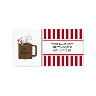 Christmas Hot Cocoa Address Mailing Labels