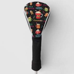 Christmas hot Cocoa, Ginger Cookies Golf Head Cover