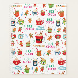 Christmas hot Cocoa, Ginger Cookies Planner