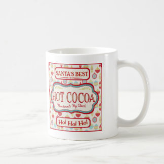 Christmas Hot Cocoa Mug Santa's Best Vintage Style