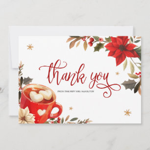 Christmas Hot Cocoa Thank You Card