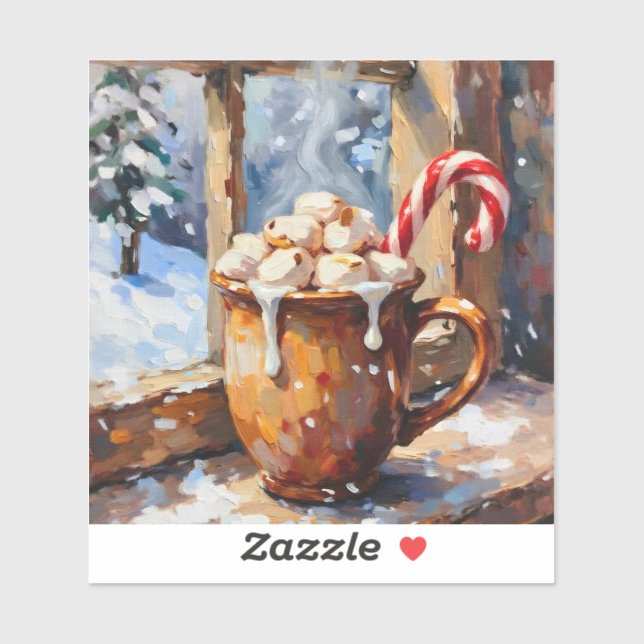 Christmas Hot Cocoa with Roasted Marshmallows  (Sheet)