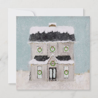 Christmas House Card