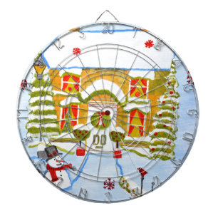Christmas House Dartboard