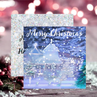 Christmas House Lights Card