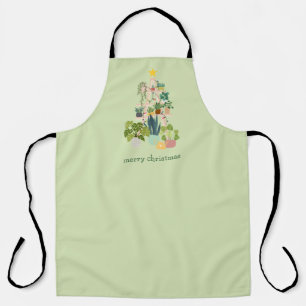 Christmas House Plant Apron