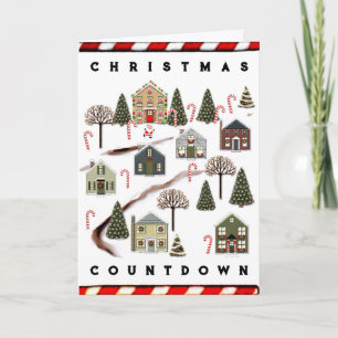 Christmas Houses Holiday Card