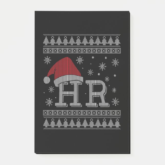 Christmas HR Holiday Funny Human Resources Xmas Post-it Notes (Front)