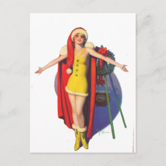 Christmas Hug Holiday Postcard