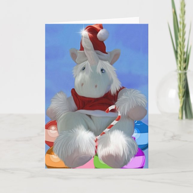 Christmas Huggles Holiday Card (Front)