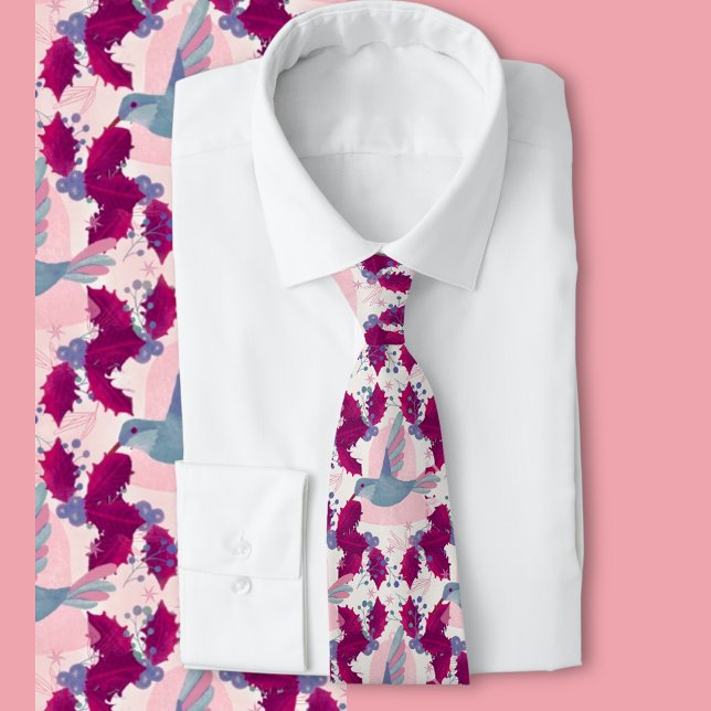 Christmas Hummingbirds    Tie (Creator Uploaded)