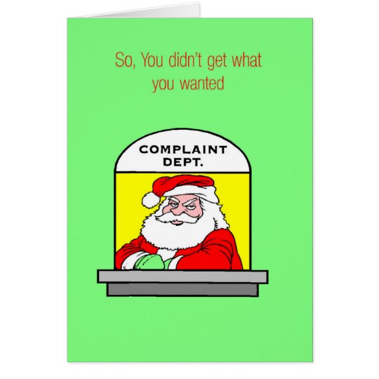 Christmas Humour Card