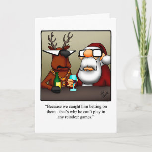 Christmas Humour Greeting Card 