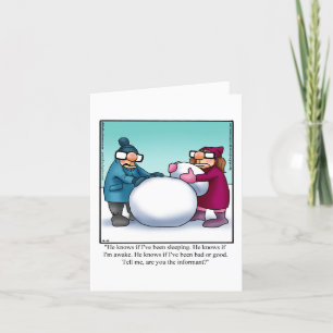Christmas Humour Greeting Card