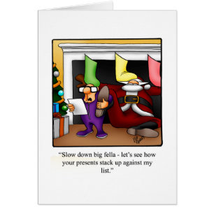 Christmas Humour Greeting Card 
